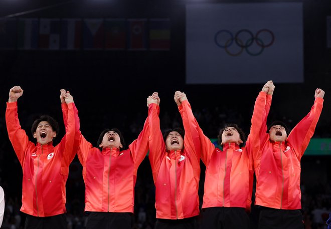 Japonci so se veselili zlata. FOTO: Amanda Perobelli/Reuters