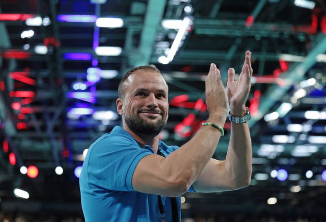Uroš Zorman je bil zadovoljen po zmagi s Hrvaško. FOTO: Paul Childs/Reuters