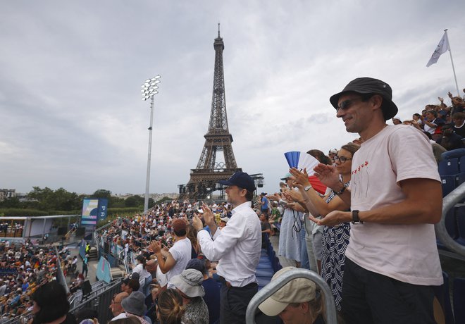Številni dogodki potekajo le streljaj od največjih znamenitosti Pariza. Foto Louisa Gouliamaki/Reuters