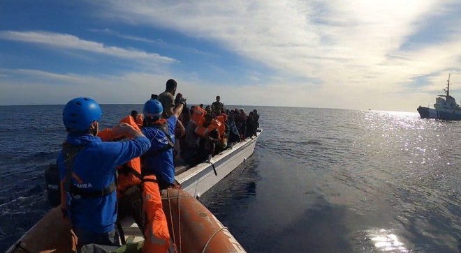 Do danes so se člani organizacije Mediterranea Saving Humans na reševalno akcijo podali več kot dvajsetkrat. FOTO: Arhiv organizacije