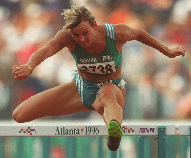 Prvo žensko medaljo za Slovenijo je v Atlanti leta 1996 pritekla Brigita Bukovec. FOTO Tomi Lombar