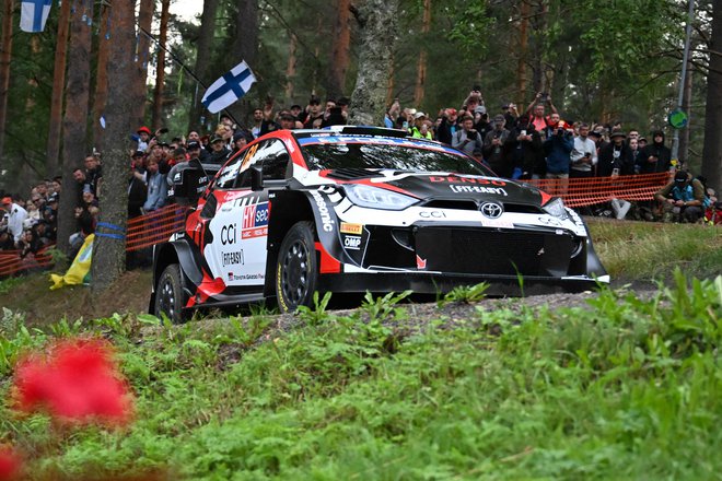 Kalle Rovanperä doma vodi. FOTO: Jussi Nukari/AFP