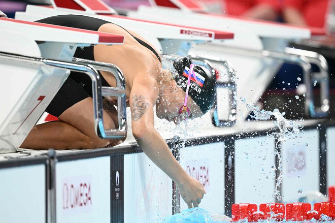 Neža Klančar je priplavala v finale na 50 m prosto. FOTO: Sebastien Bozon/AFP