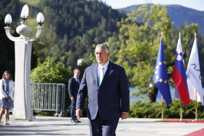 Zavzemanje za mir je vselej dobrodošlo. (Na fotografiji Viktor Orbán na blejskem strateškem forumu 1. septembra 2021.) FOTO: Leon Vidic/Delo