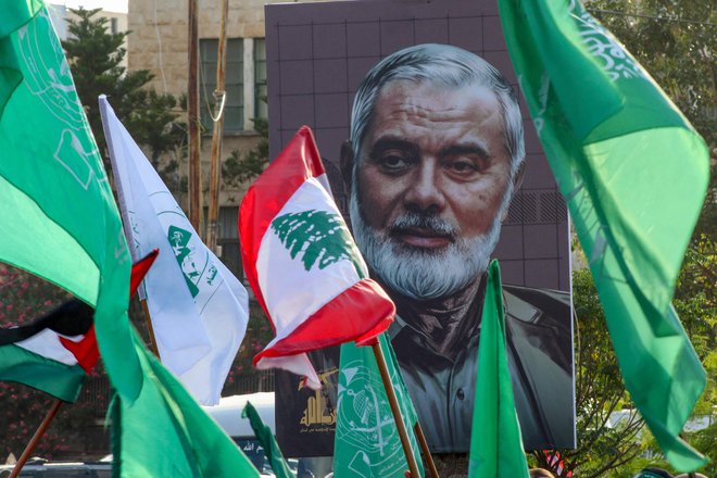 Napad na političnega voditelja Hamasa Ismaila Hanijo na iranskem ozemlju je bil za okus iranskih oblasti (izraelski) korak preveč. FOTO: Mahmoud Zayyat/AFP