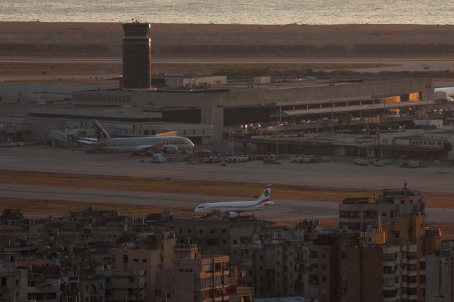 Letališče v Bejrutu. FOTO: Mohamed Azakir/Reuters