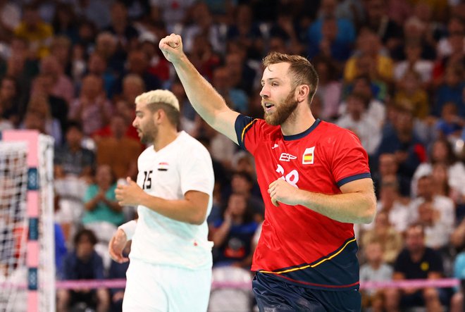 Aleix Gomez je Španijo popeljal v polfinale. FOTO: Bernadett Szabo/Reuters