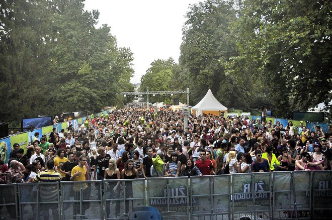 Tudi koncerti DJ Umeka so bili vodilo, da akt, sprejet leta 2015, vsebuje omejitve za prireditve, ki predstavljajo največjo grožnjo za park Tivoli. Foto Mediaspeed