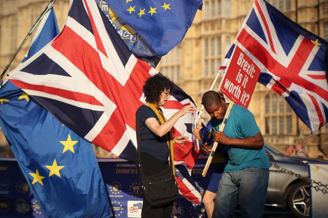 Brexitu v Angliji kakor da sledi fašistična epizida. FOTO: Jure Eržen/Delo