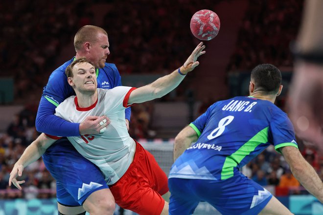 Slovenska obramba je bila čvrsta. FOTO: Thomas Coex/AFP