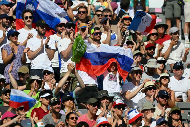 Janjo je spodbujalo veliko navijačev. FOTO: Fabrice Coffrini/AFP