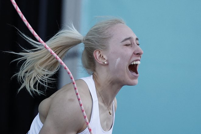 Janja Garnbret ostaja olimpijska prvakinja. FOTO: Benoit Tessier/ Reuters