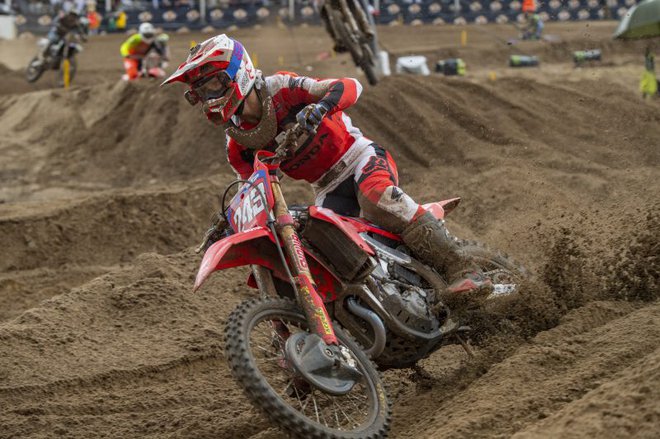 Tim Gajser je bil najhitrejši v kvalifikacijah za VN Švedske. FOTO: Honda Racing