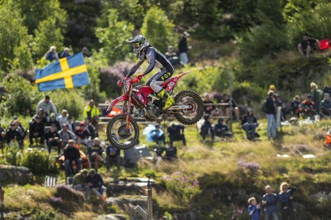 Tim Gajser je dobro začel VN Švedske. FOTO: Honda Racing