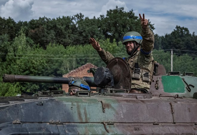 Uspehi ob vdoru v Kursko oblast naj bi zelo okrepili moralo in bojni duh med ukrajinskimi vojaki. FOTO: Viacheslav Ratynskyi/Reuters