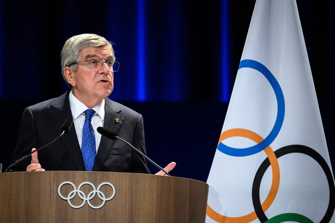 Držav, zapletenih v vojne, Thomas Bach ni pozval, naj jih ustavijo. FOTO: Fabrice Coffrini/AFP