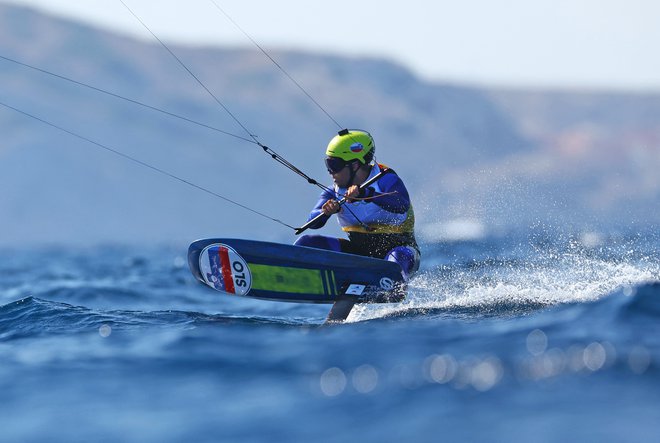 Toni Vodišek je v formuli kite pridrvel do srebrne kolajne. FOTO: Lisi Niesner/Reuters