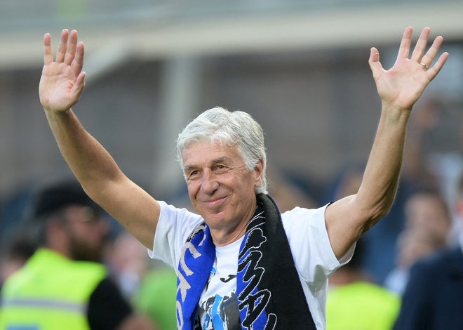 Gian Piero Gasperini bo izzval rojaka Carla Ancelottija. FOTO: Daniele Mascolo/Reuters