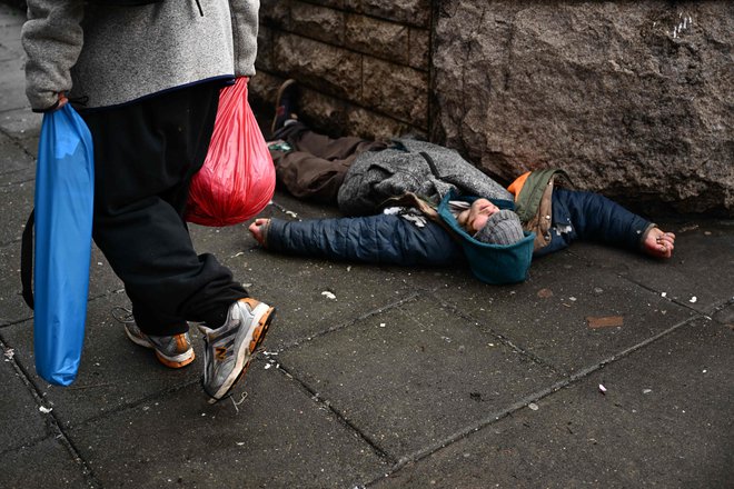 Fentanil na ulice ameriških mest prihaja predvsem iz Kitajske. FOTO: Patrick T. Fallon/AFP