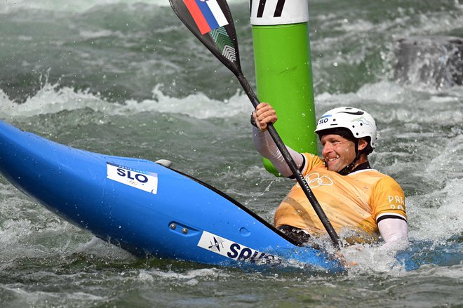 Olimpijski prvak iz Tokia 2020 je bil blizu nove kolajne. FOTO: Bertrand Guay/AFP