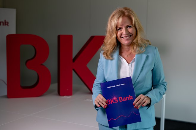 Jana Benčina Henigman: »BKS Bank aktivno prispeva k razvoju slovenskega kapitalskega trga z zagotavljanjem širokega spektra naložbenih možnosti za različne tipe vlagateljev.« FOTO: Črt Piksi