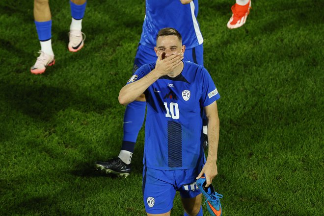 Timi Max Elšnik je optimističen pred tekmo z Avstrijo. FOTO: Thilo Schmuelgen/Reuters