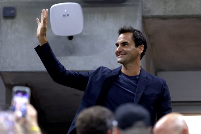 Roger Federer ni skrival, kaj meni o primeru Sinner, čeprav verjame, da je Italijan nedolžen. FOTO: Jamie Squire/AFP