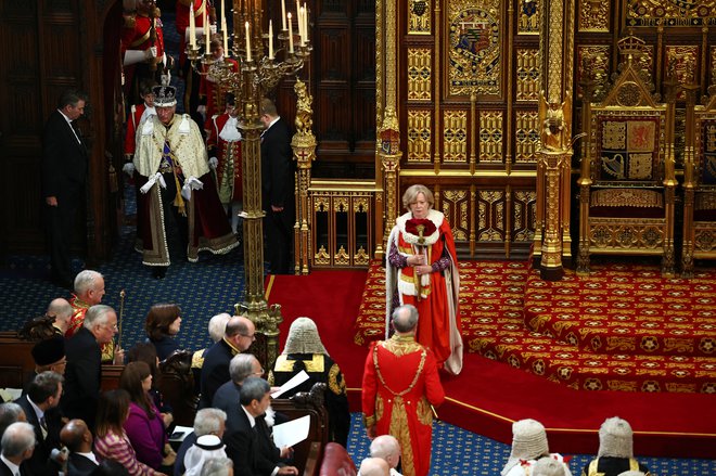 Britanski kralj Karel III. je reformo napovedal med svojim govorom julija letos FOTO: Henry Nicholls/Reuters