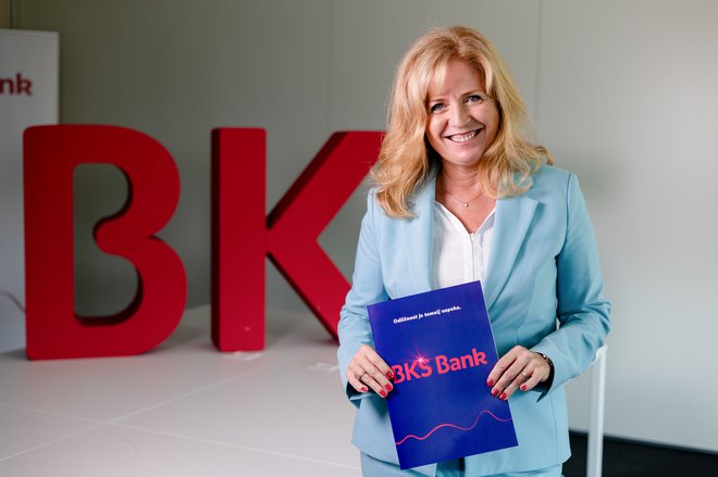 Jana Benčina Henigman: »BKS Bank aktivno prispeva k razvoju slovenskega kapitalskega trga z zagotavljanjem širokega spektra naložbenih možnosti za različne tipe vlagateljev.« FOTO: Črt Piksi