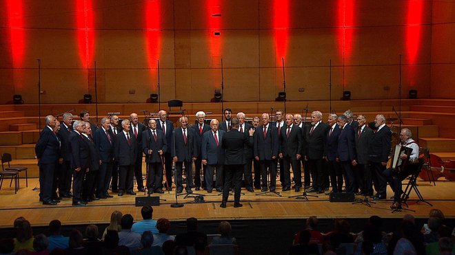 Jubilejni koncert ob 80-letnici Partizanskega pevskega zbora Foto Tv Slo