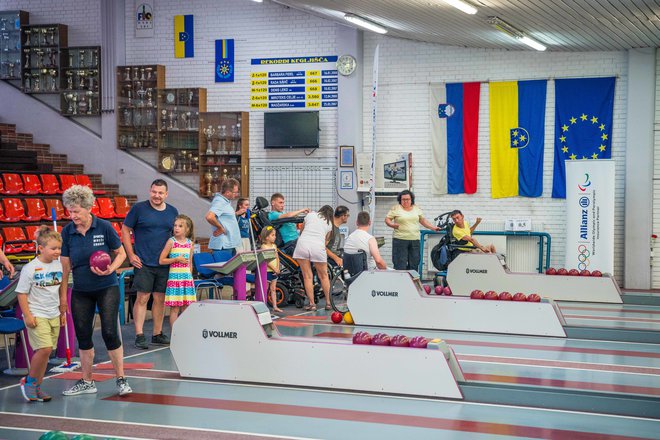 Paralimpijski tabor za družine v Laškem. FOTO: Allianz