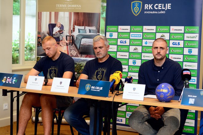 Žiga Mlakar, Paulo Pereira in Miroslav Benicky so predstavili cilje. FOTO: Slavko Kolar