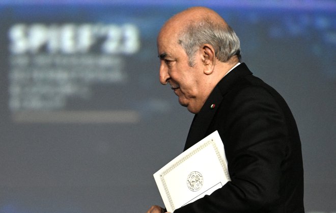 Alžirski predsednik Abdelmadjid Tebboune se poteguje za nov mandat. FOTO: Ria Novosti via Reuters