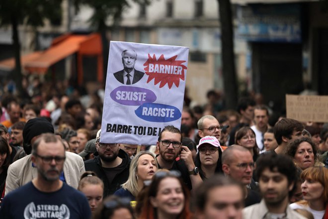 Prek sto protestov pretresa Francijo. FOTO: Thibaud Moritz/AFP