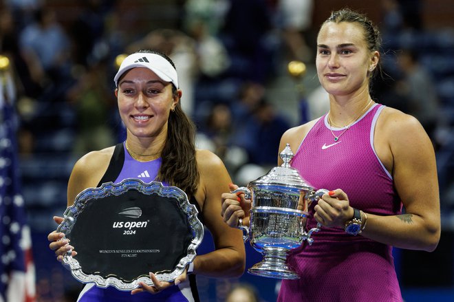 Jessica Pegula je prvič nastopila v finalu. FOTO: Mike Frey/Reuters