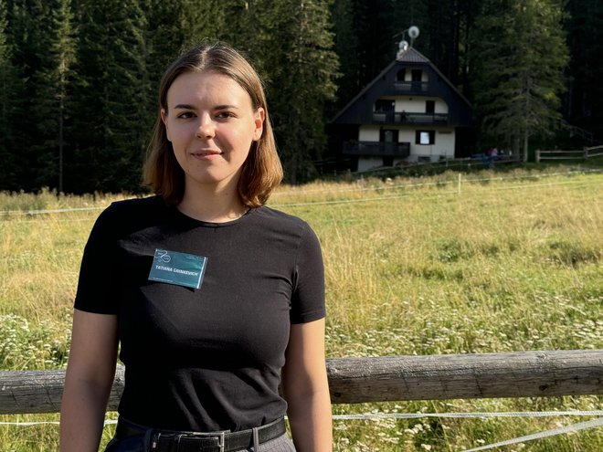 Tatjana Grinkevič: V Rusiji so v preteklosti že bili veliki protesti, a zdaj vidimo, kje smo. FOTO: Aljaž Vrabec