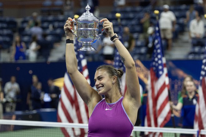 Arina Sabalenka lovi Igo Šwiatek na lestvici WTA. FOTO: Mike Frey/Usa Today Sports Via Reuters Con