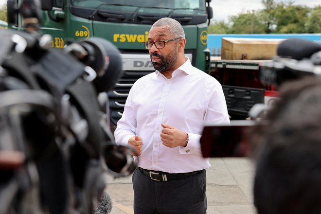 James Cleverly velja za nasprotnika izstopa države iz Evropske konvencije o človekovih pravicah. FOTO: Belinda Jiao/Reuters