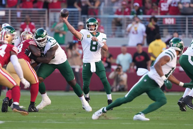 Aaron Rodgers je igral na prvi tekmi po lanski poškodbi. FOTO: Darren Yamashita/Usa Today Sports Via Reuters Con