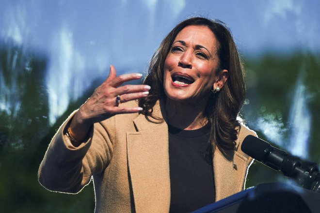 Podpredsednica Kamala Harris je demokratom vrnila radost in upanje. FOTO. Brian Snyder/Reuters