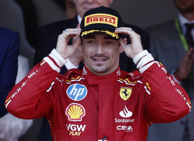 Charles Leclerc je dobil Ferrarijevo domačo dirko v Monzi. FOTO: Benoit Tessier/Reuters