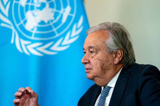 Generalni sekretar ZN Antonio Guterres. FOTO: David Dee Delgado/Reuters