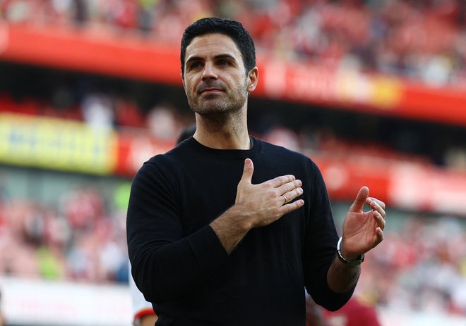 Mikel Arteta topničarje vodi od leta 2019. FOTO: Paul Childs/Action Images Via Reuters