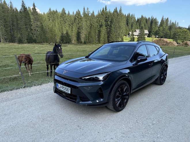 Cupra formentor je izredno natančen avtomobil. FOTO: Aljaž Vrabec