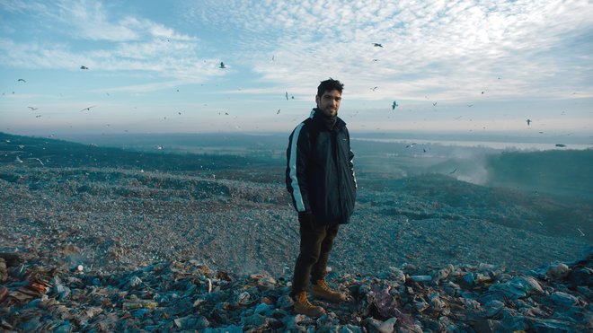 Nemanja Vojinović na deponiji Vinča FOTO: osebni arhiv