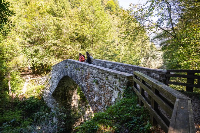 Ponte de Napoleão sobre o rio Nadiža FOTO: Žiga Koren