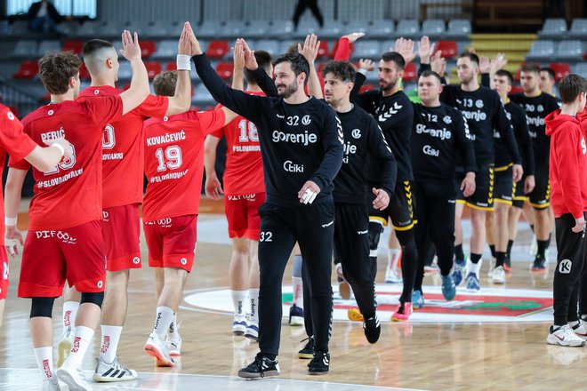 Gorenje in Slovan se bosta srečala v nedeljo. FOTO: RK Gorenje