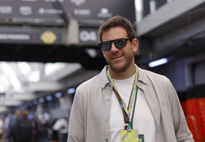 Juan Martin del Potro je v zadnjih dveh letih pogosto obiskoval športne prireditve,med drugim tudi dirko formule 1 za VN Brazilije. FOTO: Amanda Perobelli/Reuters