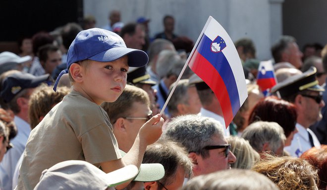 Proslava ob prikljucitvi Primorske k matični domovini. FOTO: Blaž Samec/Delo