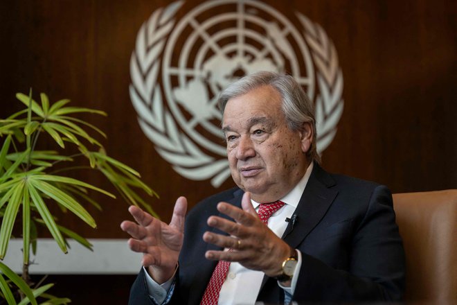 Antonio Guterres FOTO: Angela Weiss/AFP